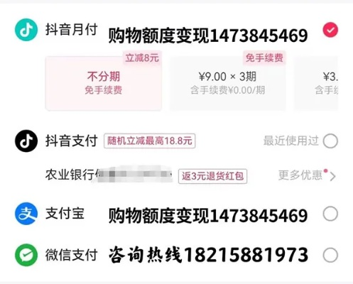 抖音月付取现商家秒到 抖音月付取现，商家秒到账，轻松解决资金周转难题！
