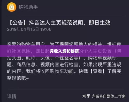 抖音月付兑现实操手册 抖音月付兑现实操手册，轻松掌握月收入增长的秘密
