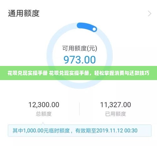 花呗兑现实操手册 花呗兑现实操手册，轻松掌握消费与还款技巧