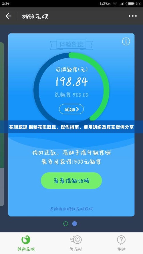 花呗取现 揭秘花呗取现，操作指南、费用明细及真实案例分享