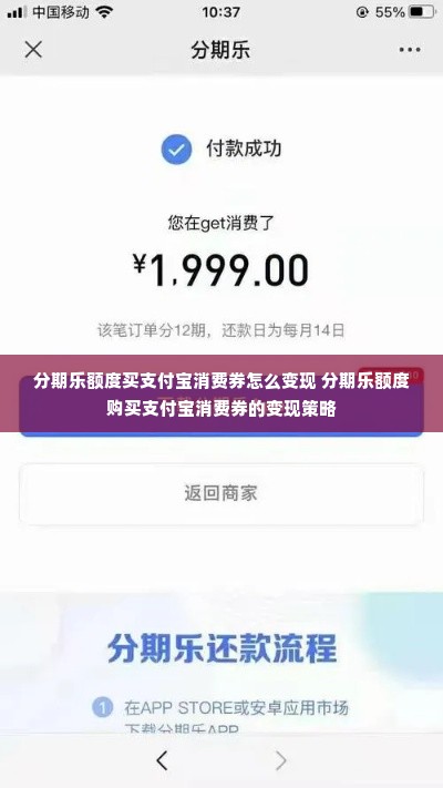 分期乐额度买支付宝消费券怎么变现 分期乐额度购买支付宝消费券的变现策略