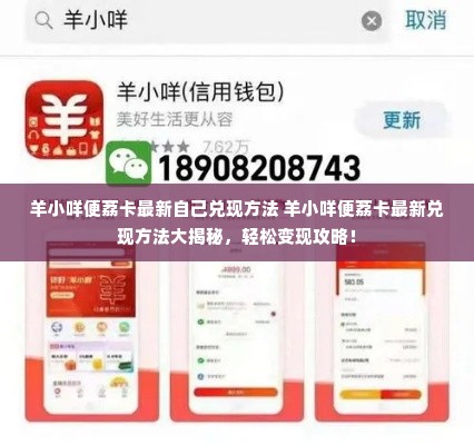 羊小咩便荔卡最新自己兑现方法 羊小咩便荔卡最新兑现方法大揭秘，轻松变现攻略！