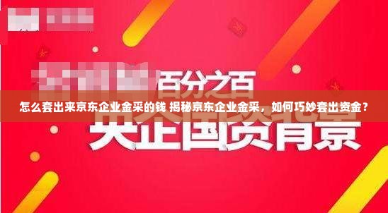 怎么套出来京东企业金采的钱 揭秘京东企业金采，如何巧妙套出资金？