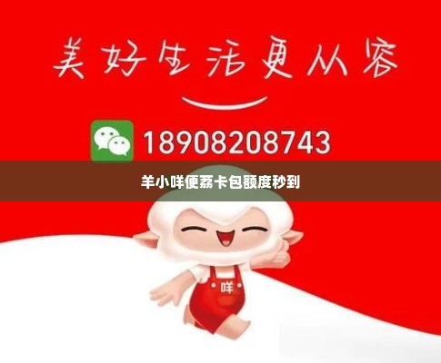 羊小咩便荔卡包额度秒到 羊小咩便荔卡包额度秒到，轻松应对日常消费需求