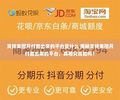 支持美团月付套出来的平台是什么 揭秘支持美团月付套出来的平台，真相究竟如何？