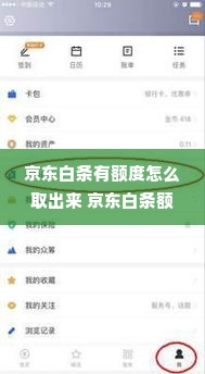 京东白条有额度怎么取出来 京东白条额度怎么用？轻松取出，让你购物无忧！