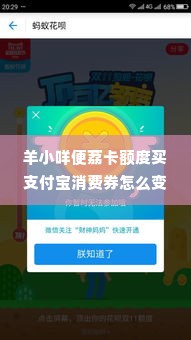 羊小咩便荔卡额度买支付宝消费券怎么变现 羊小咩便荔卡额度买支付宝消费券，教你轻松变现攻略！