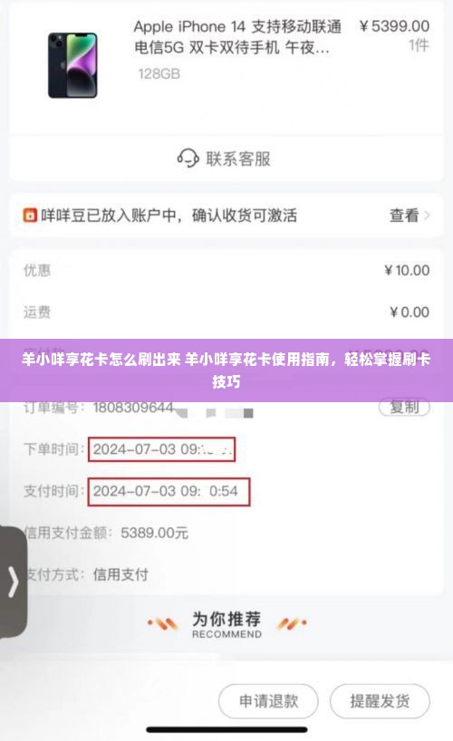 羊小咩享花卡怎么刷出来 羊小咩享花卡使用指南，轻松掌握刷卡技巧