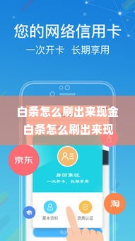 白条怎么刷出来现金 白条怎么刷出来现金？轻松操作指南！