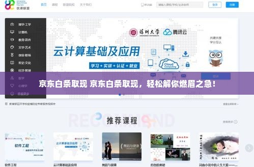 京东白条取现 京东白条取现，轻松解你燃眉之急！