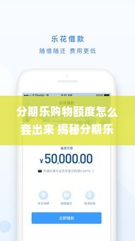 分期乐购物额度怎么套出来 揭秘分期乐购物额度，如何巧妙套出更多购物金？
