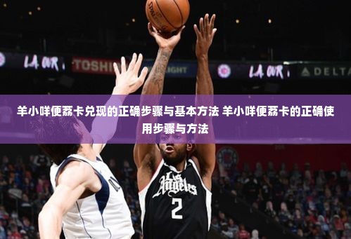 羊小咩便荔卡兑现的正确步骤与基本方法 羊小咩便荔卡的正确使用步骤与方法