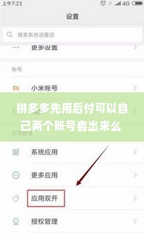 拼多多先用后付可以自己两个账号套出来么 拼多多先用后付，两个账号能否巧妙套出优惠？详解攻略与注意事项