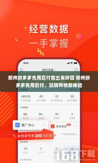 郑州拼多多先用后付套出来秒回 郑州拼多多先用后付，玩转购物新体验