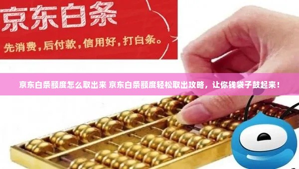 京东白条额度怎么取出来 京东白条额度轻松取出攻略，让你钱袋子鼓起来！