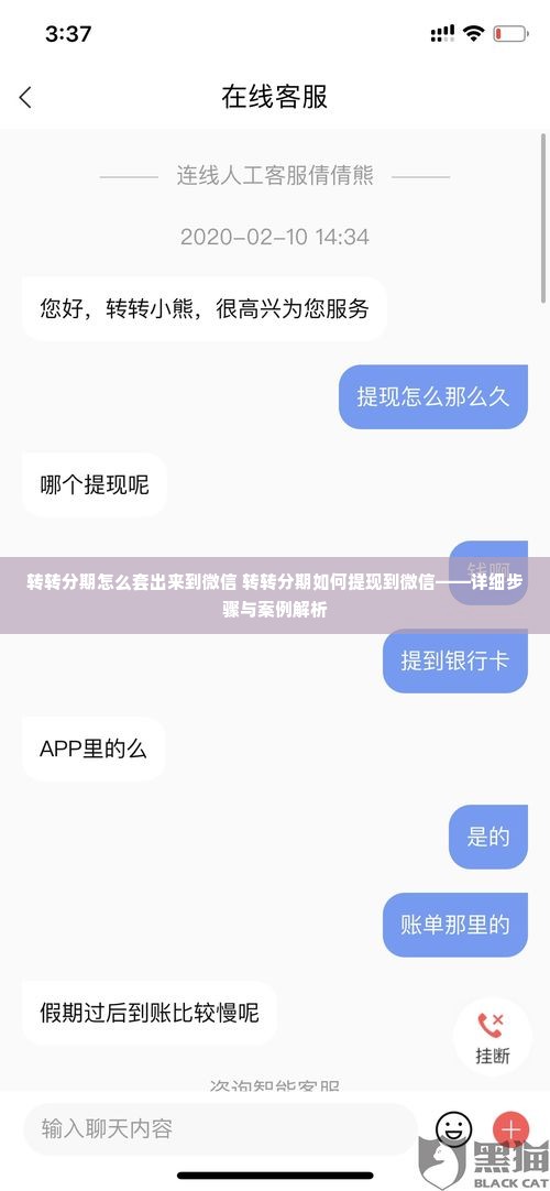 转转分期怎么套出来到微信 转转分期如何提现到微信——详细步骤与案例解析